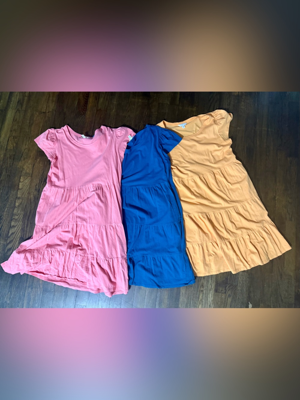 ‼️Set of 3‼️Time and Tru T-shirt Scoop Neck Women Dress with pockets